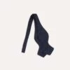 Navy Self-Tie Satin Batwing Bow Tie -Drakes Shop DR1AO222426 02250 1