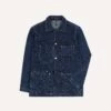 Stone Wash Selvedge Denim Five-Pocket Chore Jacket -Drakes Shop DR2A1B 20387 03 200