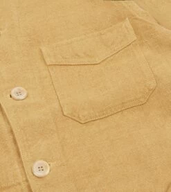 Sand Linen Five-Pocket Chore Jacket 13 Sand Linen Five-Pocket Chore Jacket -Drakes Shop DR2A1B22085 08300 4