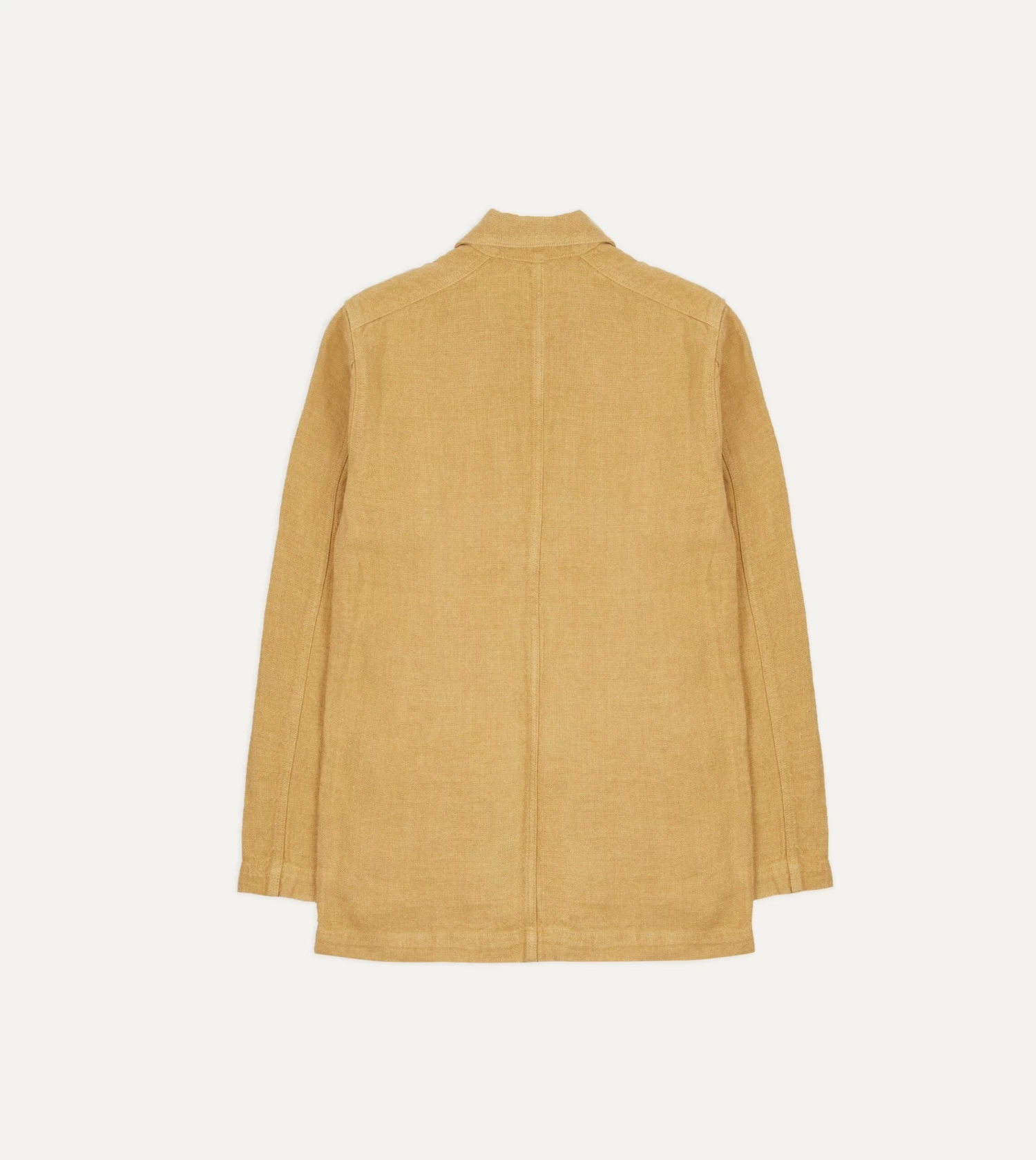 Sand Linen Five-Pocket Chore Jacket 9 Sand Linen Five-Pocket Chore Jacket - Image 7