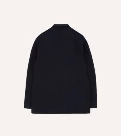 Navy Wool Five-Pocket Chore Jacket -Drakes Shop DR2A1B22941 01250 8