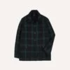 Johnston Check Melton Wool Donkey Chore Jacket -Drakes Shop DR2A1B23509 02253 1