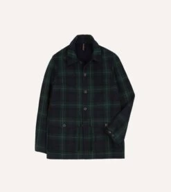 Johnston Check Melton Wool Donkey Chore Jacket