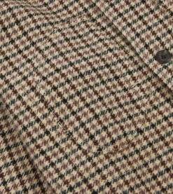 Shepherd Check Tweed Five-Pocket Artist Chore Jacket -Drakes Shop DR2A1B23512 01303 5