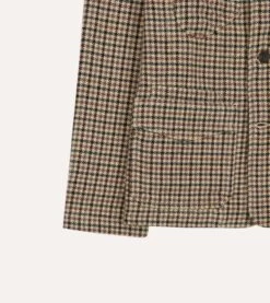 Shepherd Check Tweed Five-Pocket Artist Chore Jacket -Drakes Shop DR2A1B23512 01303 6