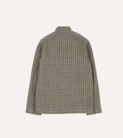 Shepherd Check Tweed Five-Pocket Artist Chore Jacket -Drakes Shop DR2A1B23512 01303 9