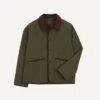 Olive Quilted Nylon Jacket -Drakes Shop DR2A1B23522 01400 1
