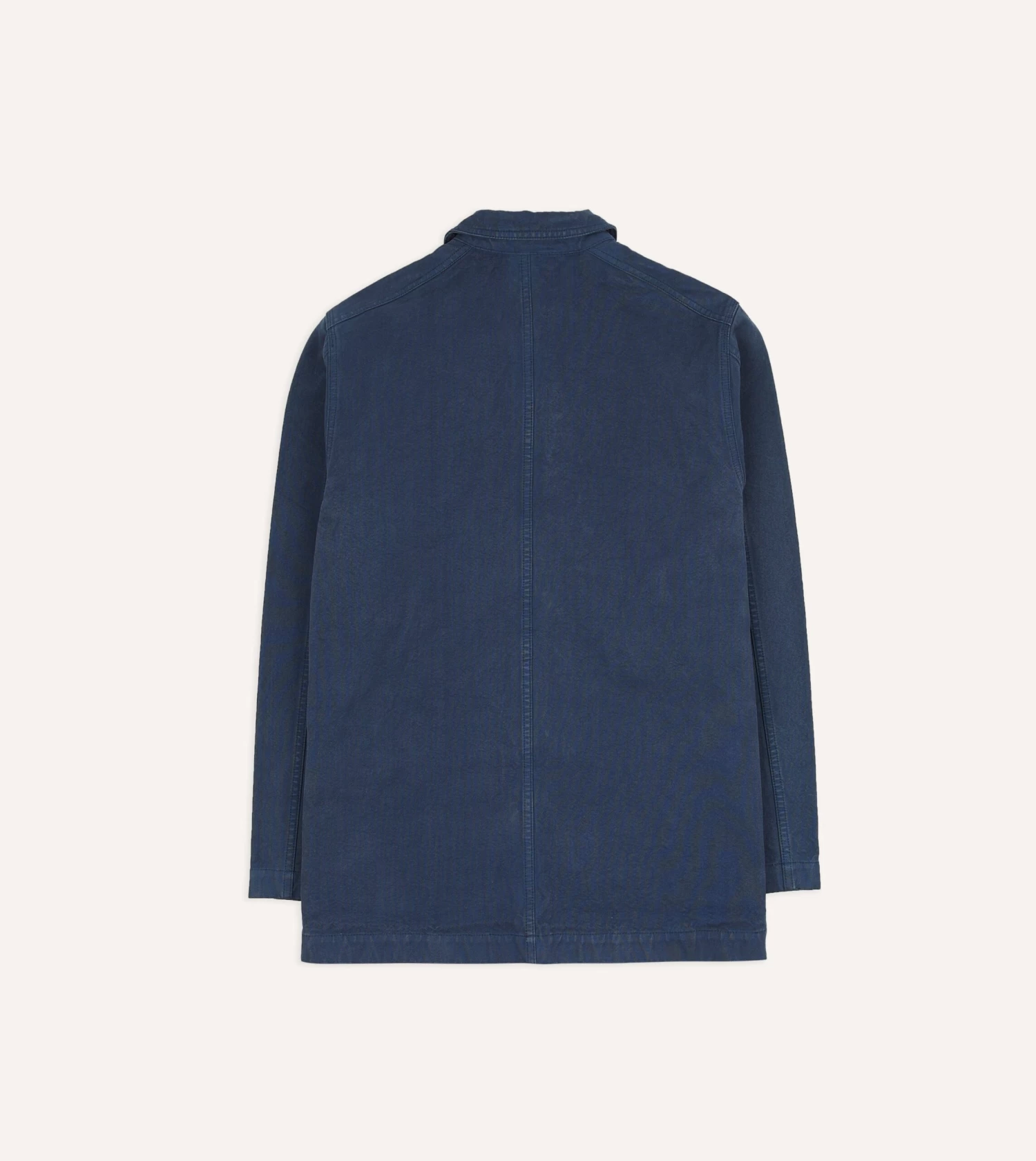 Navy Cotton Duck Canvas Five-Pocket Chore Jacket 10 Navy Cotton Duck Canvas Five-Pocket Chore Jacket - Image 8