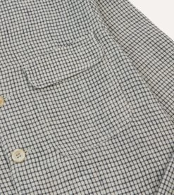 Ecru Check Linen Forestiere Jacket -Drakes Shop DR2A1B24060 01 003 4