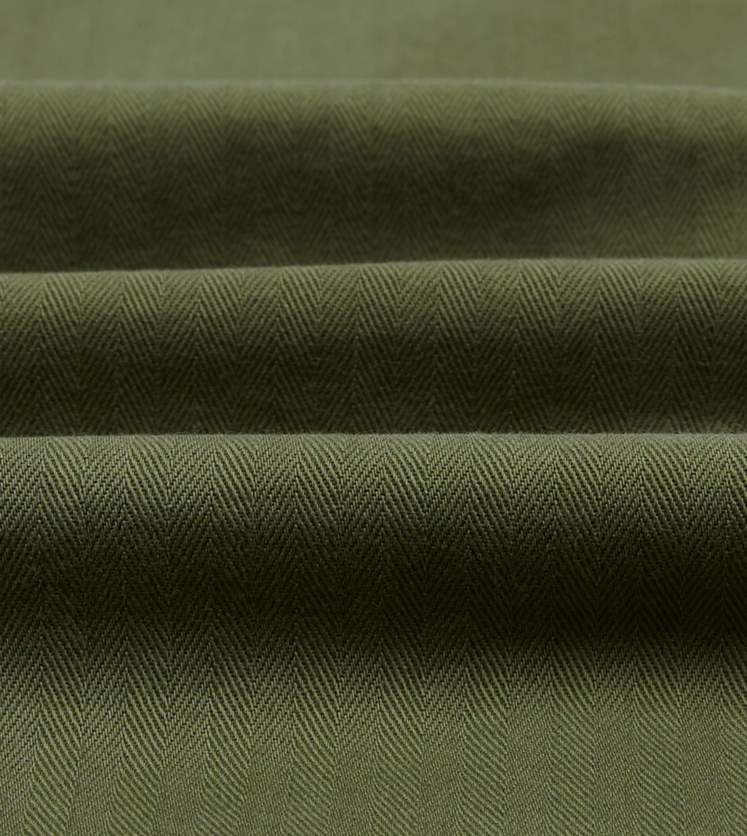 Olive Herringbone Cotton Jungle Jacket 4 Olive Herringbone Cotton Jungle Jacket - Image 2