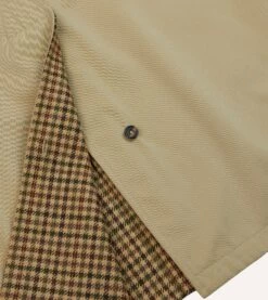 Reversible Tweed-Cotton Raglan Mac 22 Reversible Tweed-Cotton Raglan Mac -Drakes Shop DR2A1N23525 03303 7
