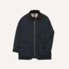Navy Waxed Coverall Jacket
