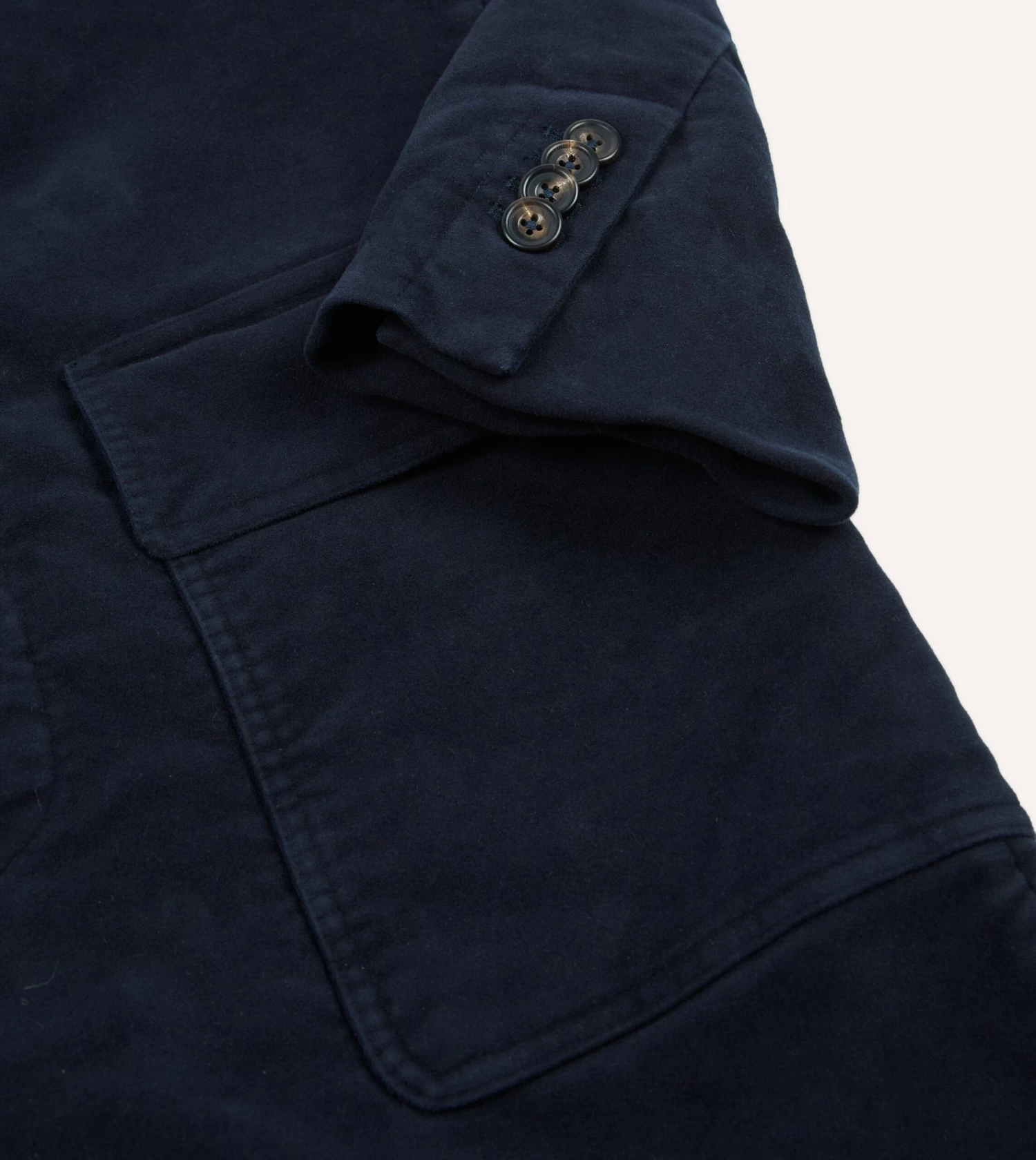 Navy Moleskin Overcoat 7 Navy Moleskin Overcoat - Image 5