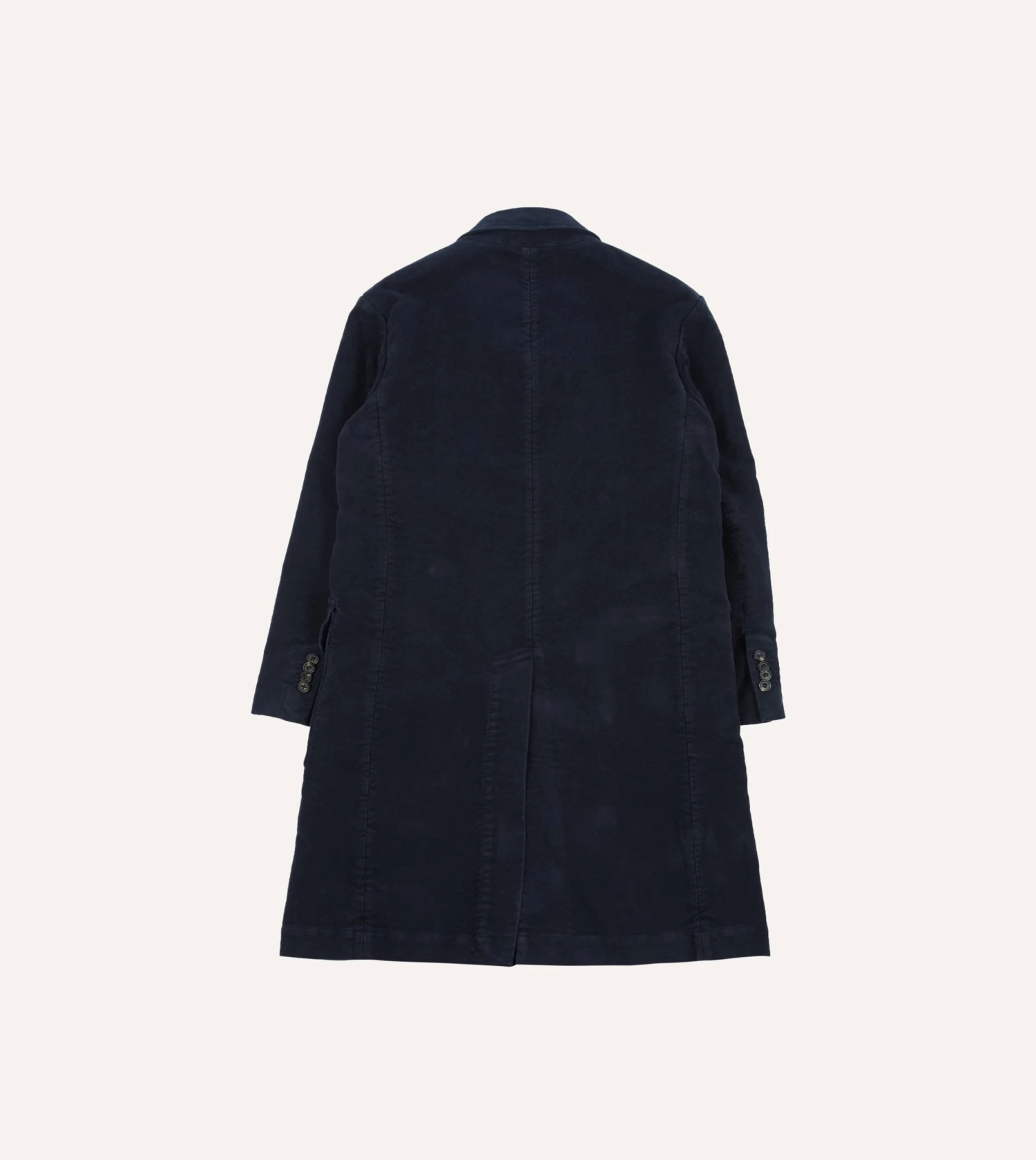 Navy Moleskin Overcoat 10 Navy Moleskin Overcoat - Image 8