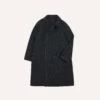 Grey Herringbone Wool Double-Breasted Raglan Coat -Drakes Shop DR2A1Q23501 01600 1