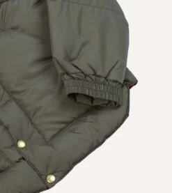 Rocky Mountain Featherbed For Drake's Olive Nylon Christy Down Jacket 15 Rocky Mountain Featherbed For Drake's Olive Nylon Christy Down Jacket -Drakes Shop DR2A1Y23617 01400 5