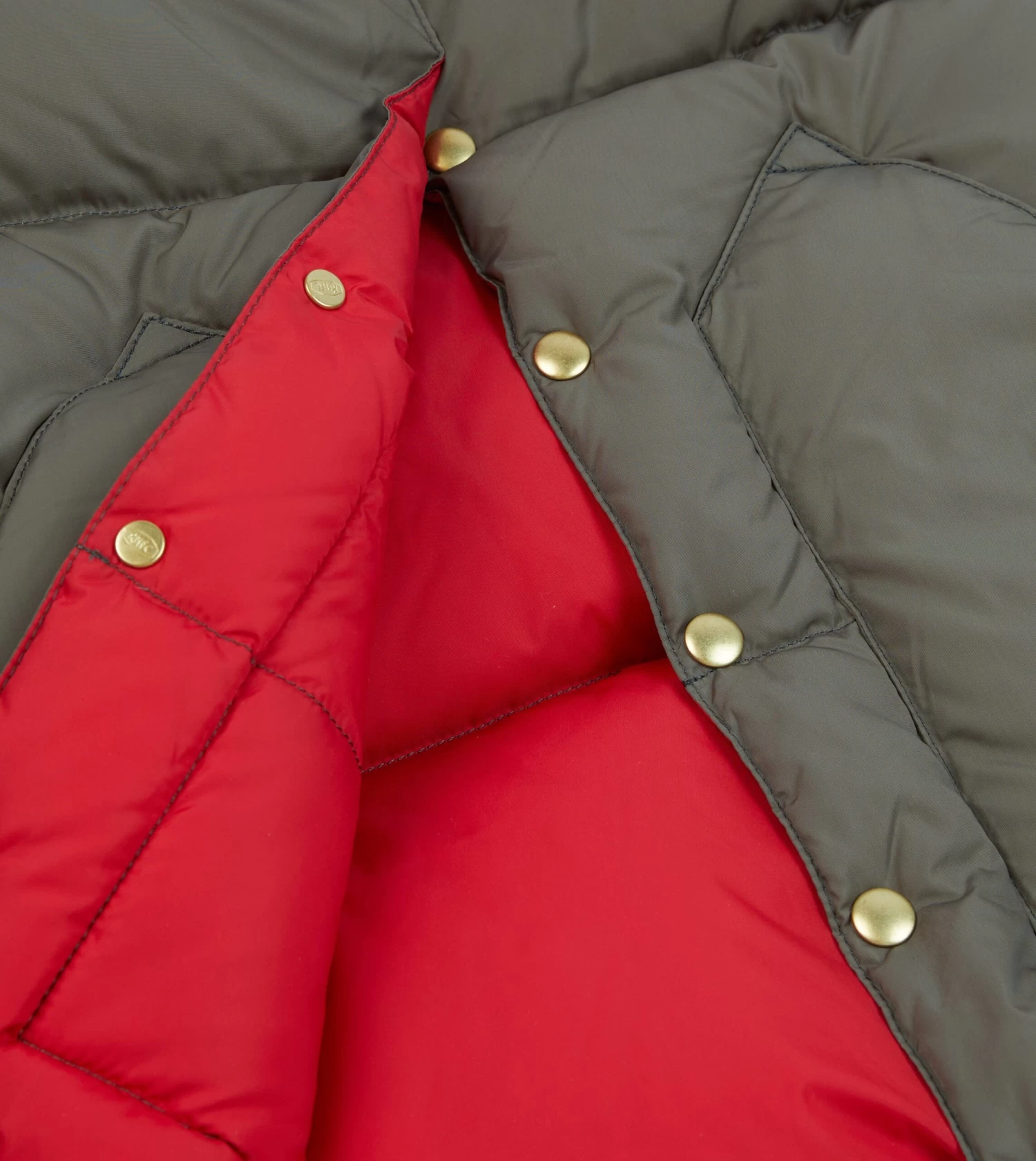 Rocky Mountain Featherbed For Drake's Olive Nylon Christy Down Jacket 7 Rocky Mountain Featherbed For Drake's Olive Nylon Christy Down Jacket - Image 5