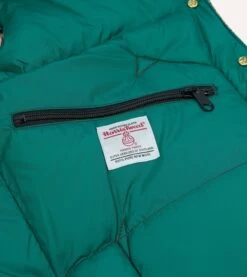 Rocky Mountain Featherbed For Drake's Houndstooth Check Harris Tweed Christy Down Vest -Drakes Shop DR2A1Y23618 01303 7