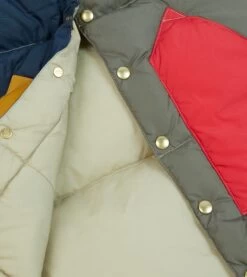 Rocky Mountain Featherbed For Drake's Colour Block Nylon Christy Down Vest -Drakes Shop DR2A1Y23620 01660 8