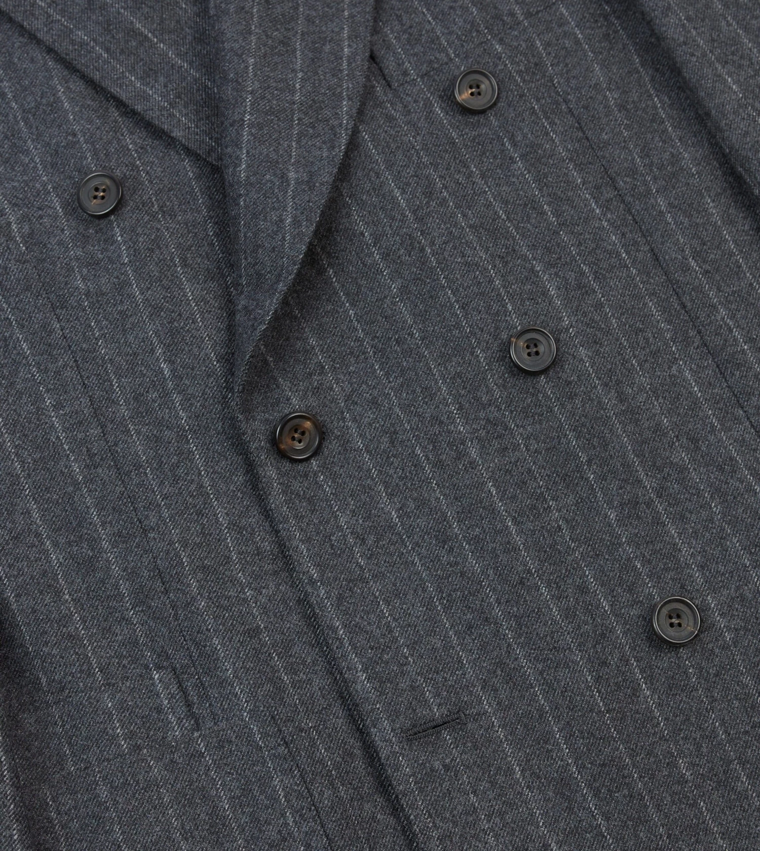 ALD / Drake's Double Breasted Chalkstripe Suit Jacket 7 ALD / Drake's Double Breasted Chalkstripe Suit Jacket - Image 5