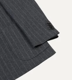 ALD / Drake's Double Breasted Chalkstripe Suit Jacket 17 ALD / Drake's Double Breasted Chalkstripe Suit Jacket -Drakes Shop DR2A2A23662 01602 6