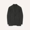 Charcoal Tropical Wool Tailored Jacket -Drakes Shop DR2A2B21378 02600 1
