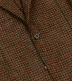 Brown Gun Club Check Tweed Blazer -Drakes Shop DR2A2B23783 01303 5