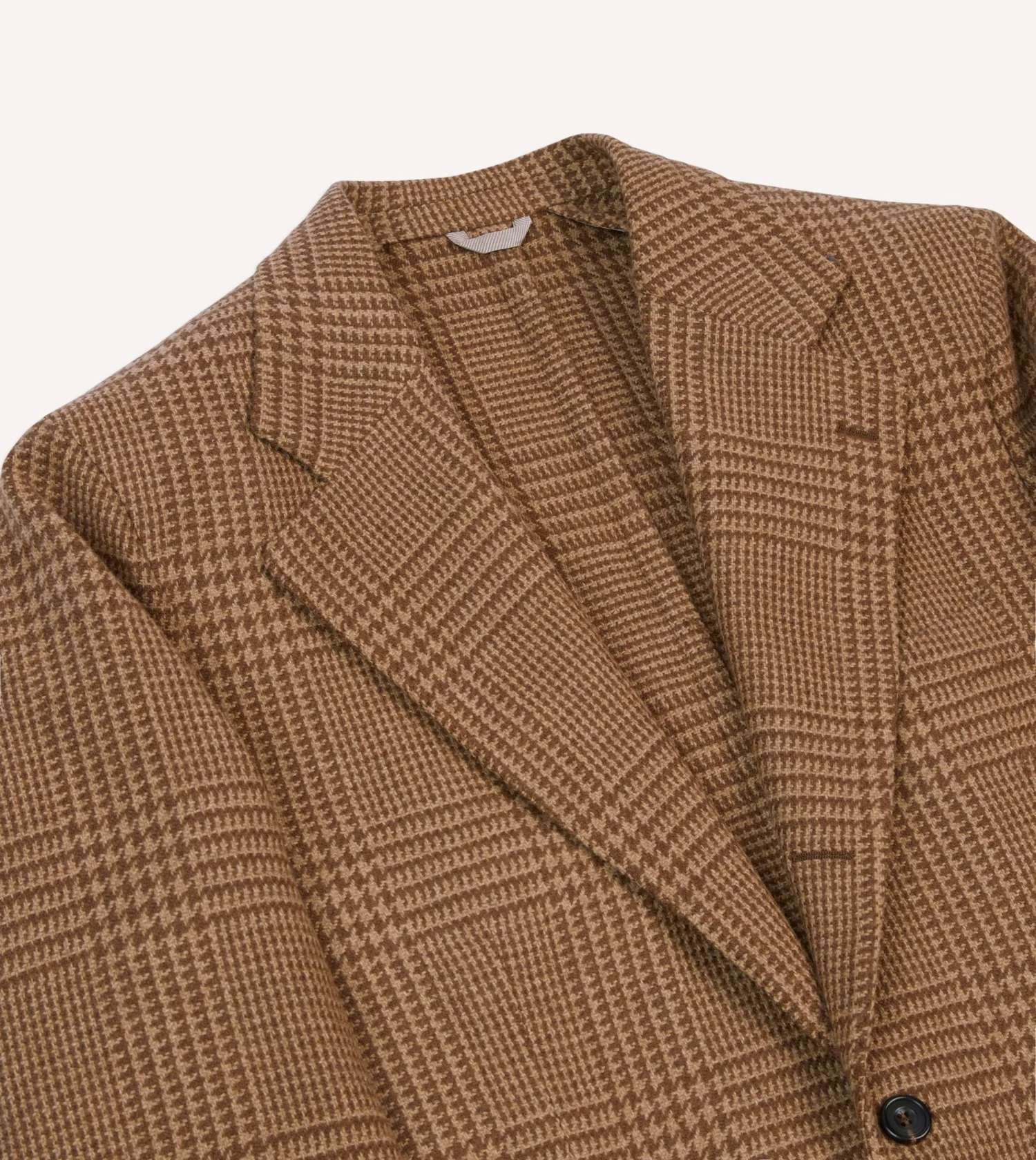 Brown Prince Of Wales Check Tweed Blazer 5 Brown Prince Of Wales Check Tweed Blazer - Image 3