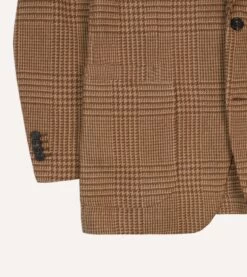 Brown Prince Of Wales Check Tweed Blazer 15 Brown Prince Of Wales Check Tweed Blazer -Drakes Shop DR2A2B23790 01303 6