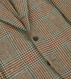 Prince Of Wales Check Tweed Blazer -Drakes Shop DR2A2B23791 01663 5