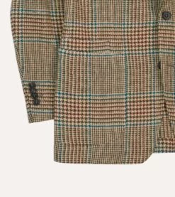 Prince Of Wales Check Tweed Blazer -Drakes Shop DR2A2B23791 01663 6