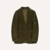 Olive Cotton Corduroy Games Blazer Mk. I -Drakes Shop DR2A2C22619 02400 1