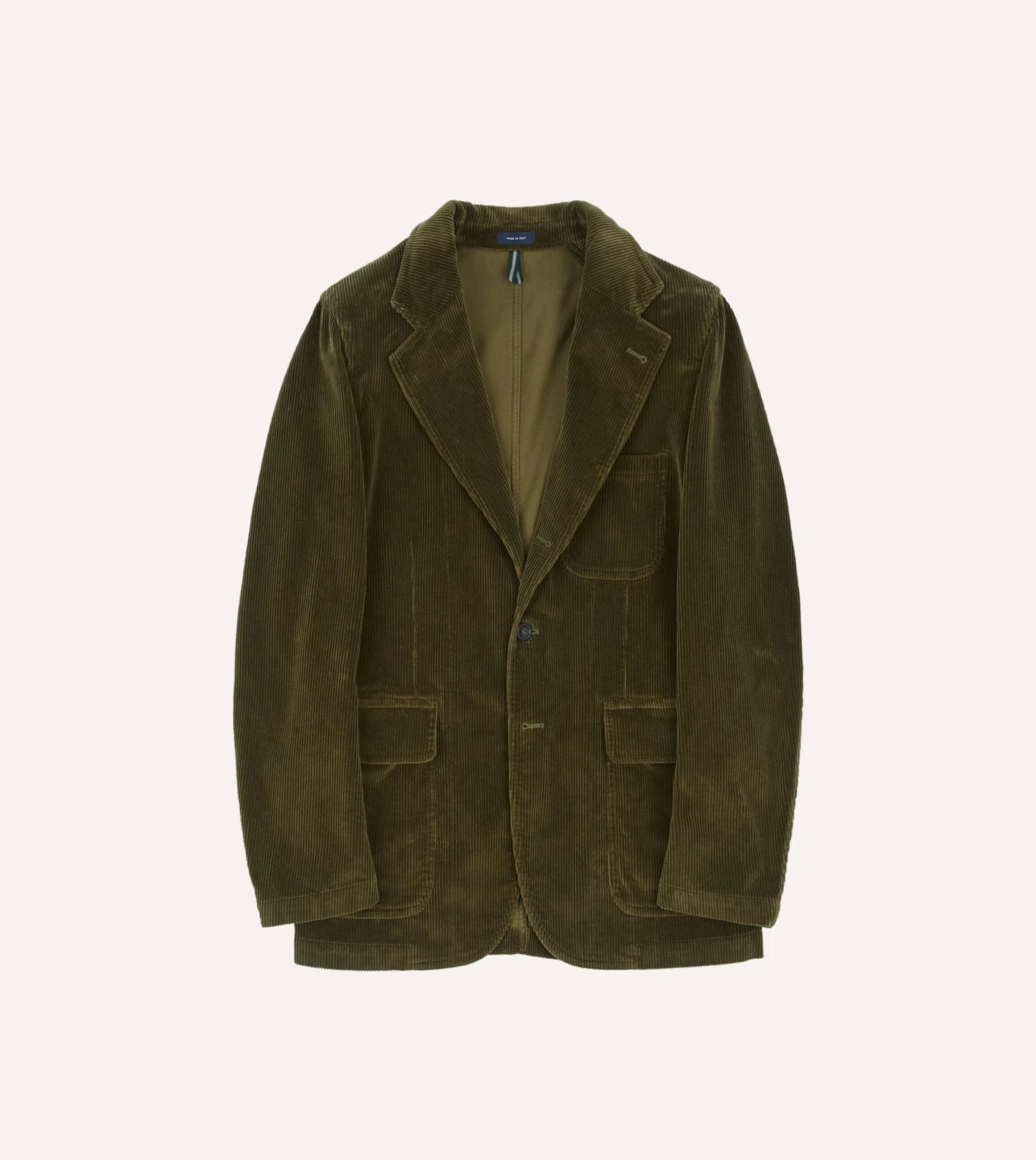 Olive Cotton Corduroy Games Blazer Mk. I 3 Olive Cotton Corduroy Games Blazer Mk. I