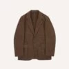 Brown Heavy Cotton Twill Games Blazer Mk. I -Drakes Shop DR2A2C23537 03300 1