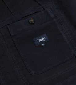 Navy Moleskin Games Blazer Mk. I -Drakes Shop DR2A2C23631 01250 7