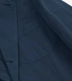 Navy Cotton Linen Games Blazer Mk. I -Drakes Shop DR2A2C24117 01250 4