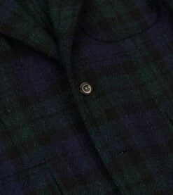 Blackwatch Harris Tweed Games Blazer Mk. VII -Drakes Shop DR2A2F22874 02303 5