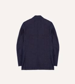 Stone Wash Denim Games Blazer Mk. IV -Drakes Shop DR2A2F24002 01250 7