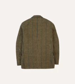 Brown And Green Check Tweed Games Blazer Mk. VII -Drakes Shop DR2A2H22990 01303 9