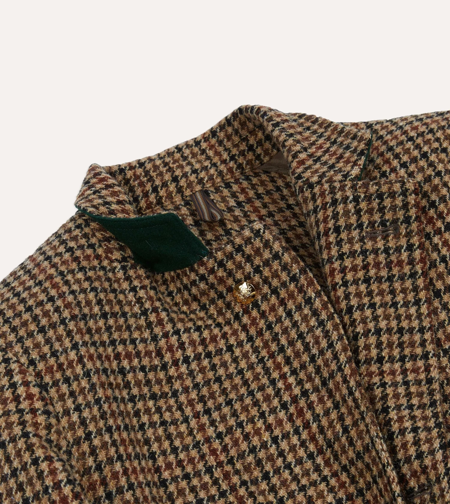 Brown Houndstooth Check Harris Tweed Games Blazer Mk. VII 6 Brown Houndstooth Check Harris Tweed Games Blazer Mk. VII - Image 4