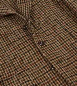 Brown Houndstooth Check Harris Tweed Games Blazer Mk. VII 16 Brown Houndstooth Check Harris Tweed Games Blazer Mk. VII -Drakes Shop DR2A2H23542 01303 6