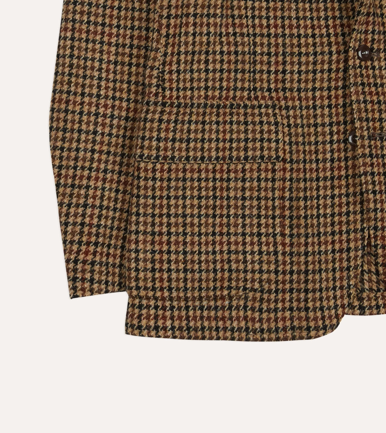 Brown Houndstooth Check Harris Tweed Games Blazer Mk. VII 9 Brown Houndstooth Check Harris Tweed Games Blazer Mk. VII - Image 7