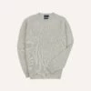 Stone Brushed Shetland Crew Neck Jumper