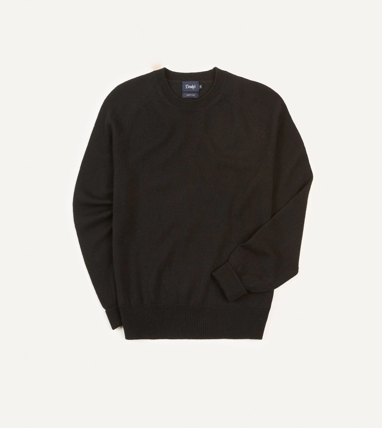 Black Merino Crew Neck Jumper 3 Black Merino Crew Neck Jumper