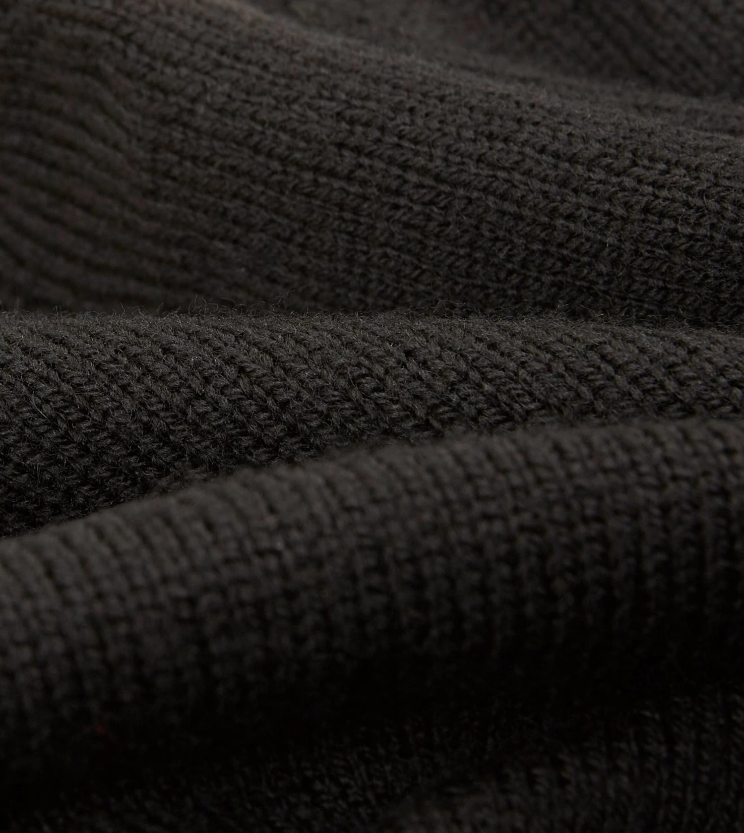 Black Merino Crew Neck Jumper 4 Black Merino Crew Neck Jumper - Image 2