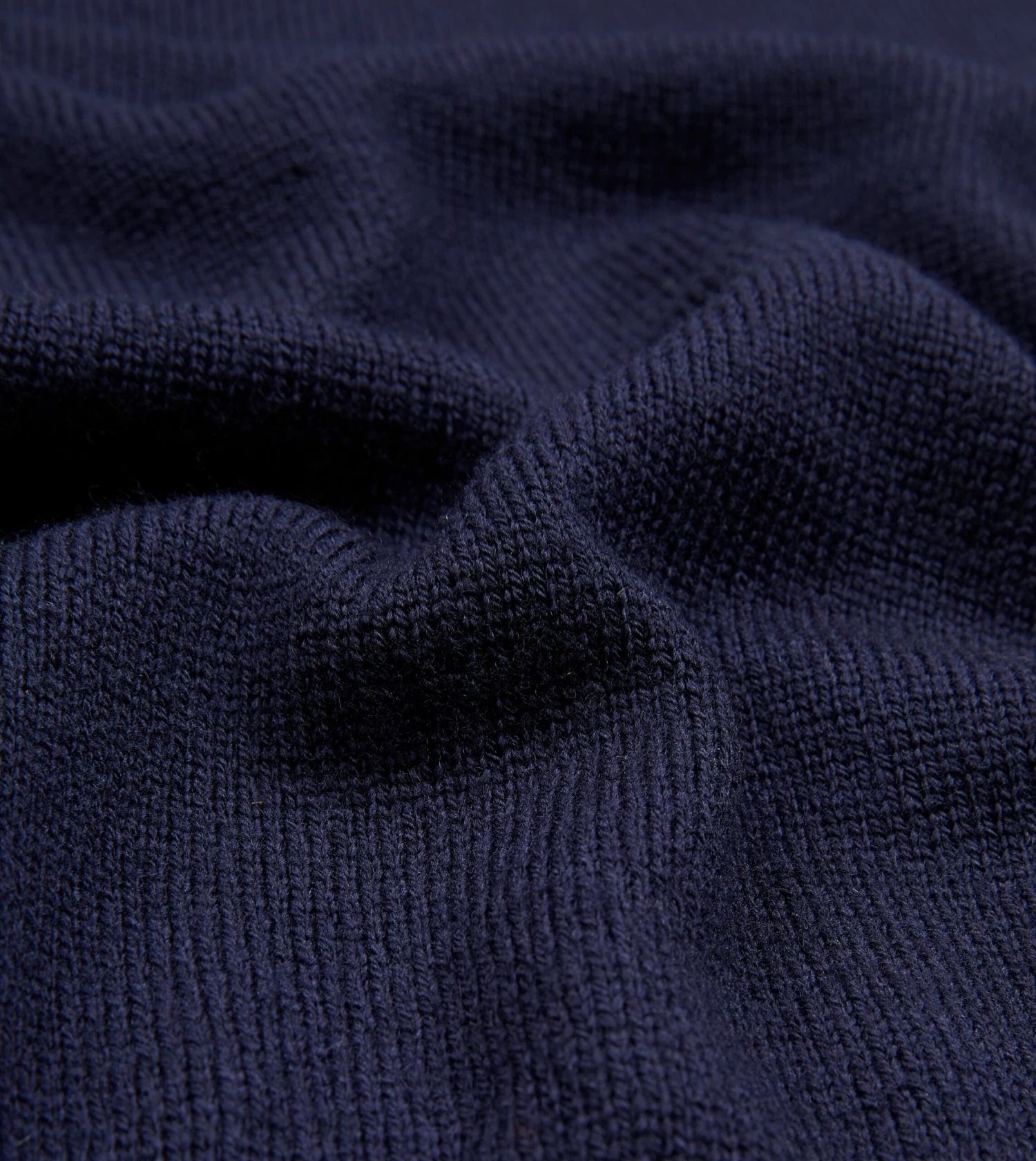 Navy Merino Wool V Neck Jumper 4 Navy Merino Wool V Neck Jumper - Image 2