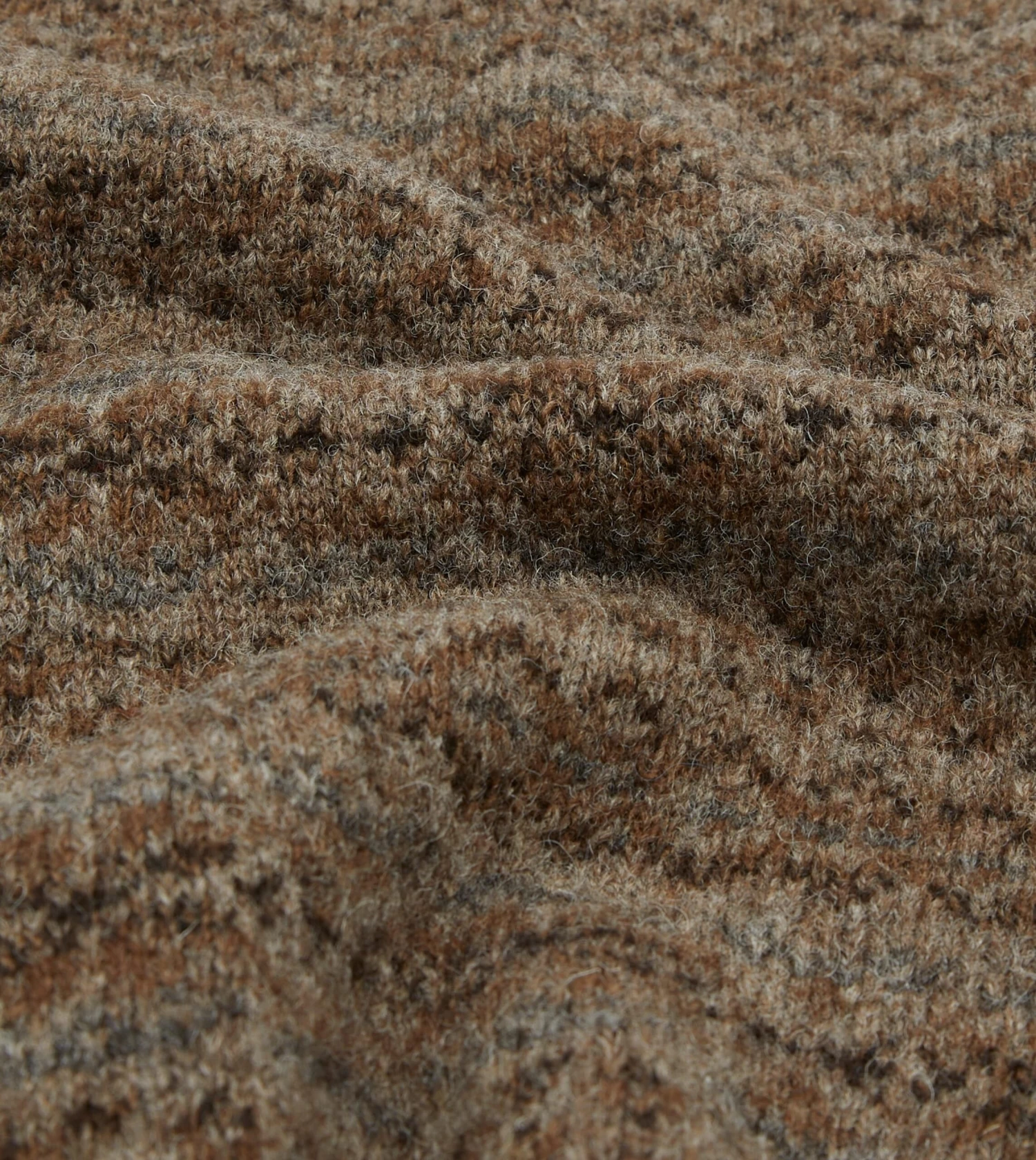 Light Brown Fair Isle Lambswool Sleeveless V-Neck Jumper 4 Light Brown Fair Isle Lambswool Sleeveless V-Neck Jumper - Image 2