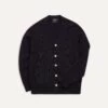 Navy Lambswool 6 Button Cardigan -Drakes Shop DR2A3D22004 01250 1 LR