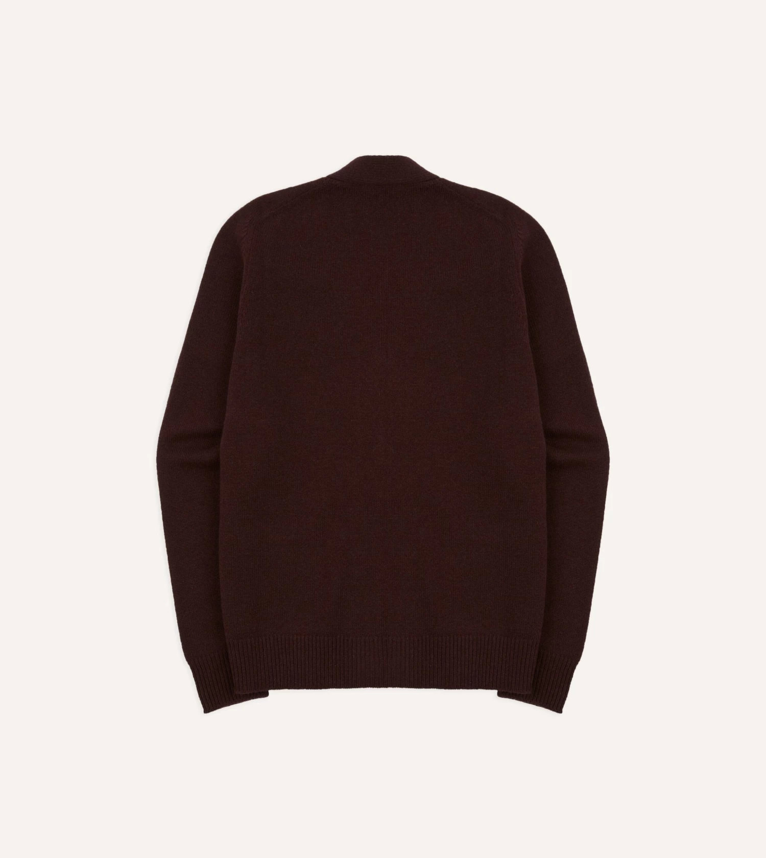 Dark Brown Lambswool 6 Button Cardigan 9 Dark Brown Lambswool 6 Button Cardigan - Image 7