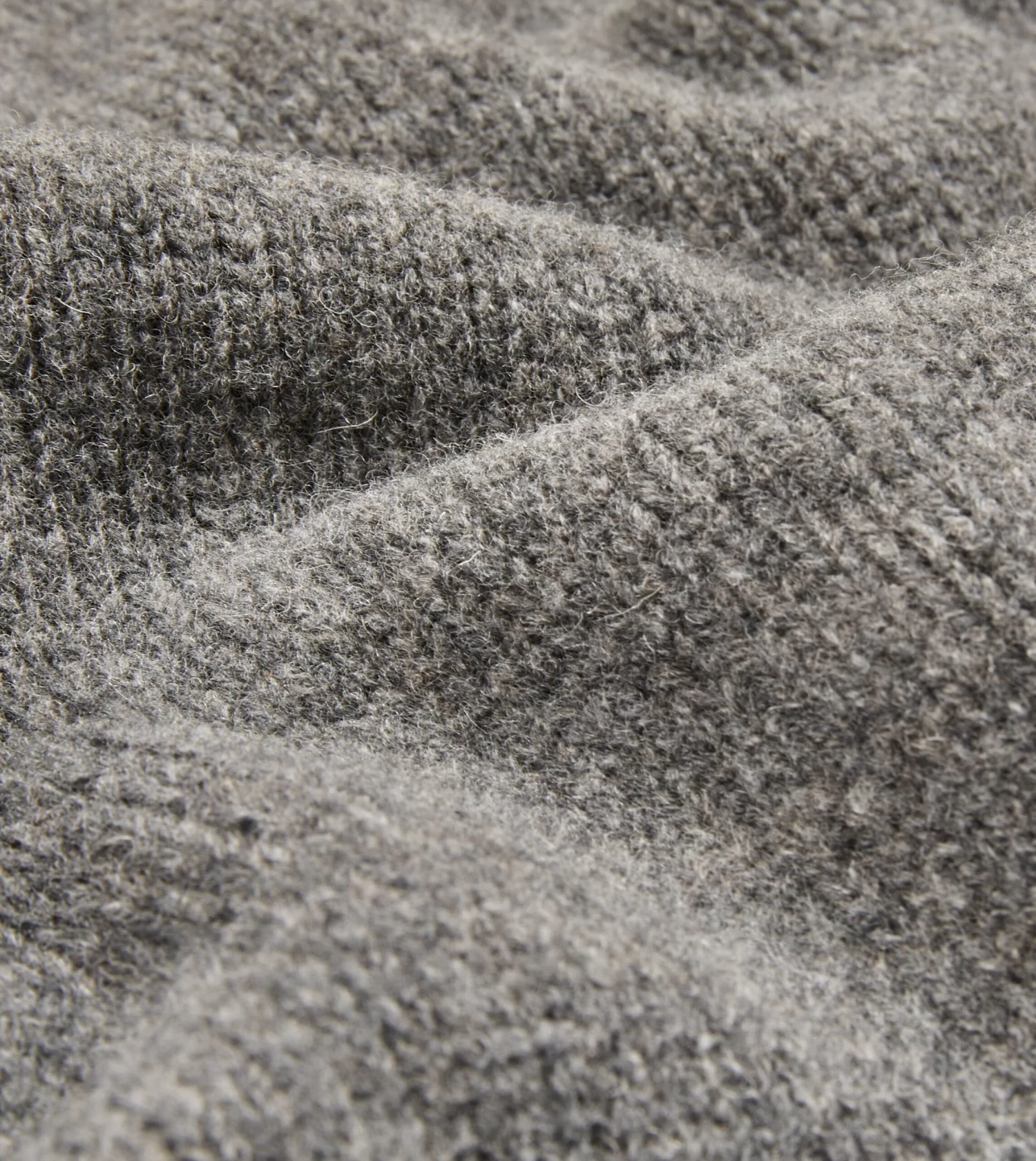 Grey Lambswool Submariner Roll Neck Jumper 4 Grey Lambswool Submariner Roll Neck Jumper - Image 2